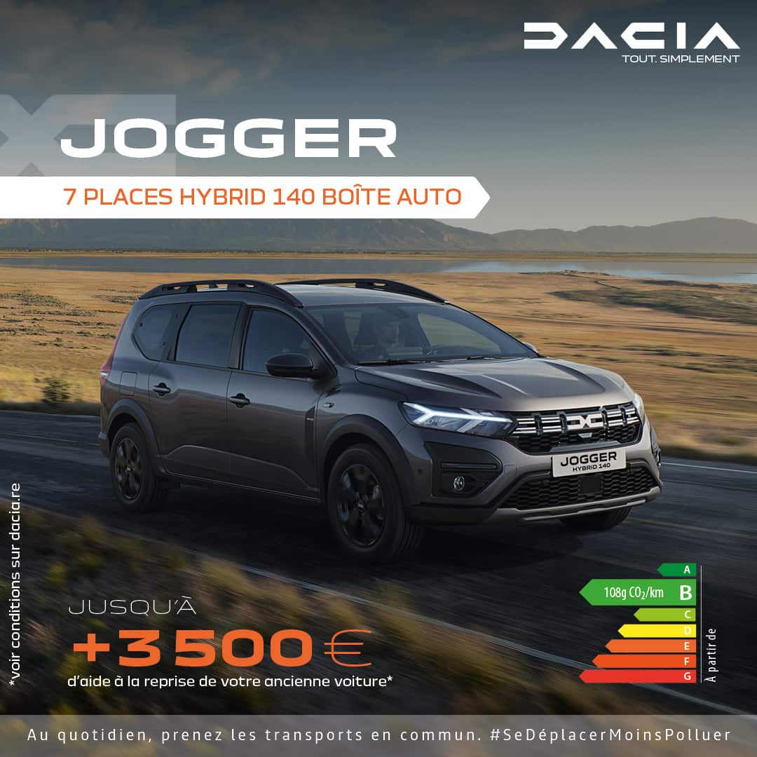 Dacia Jogger offre de mars