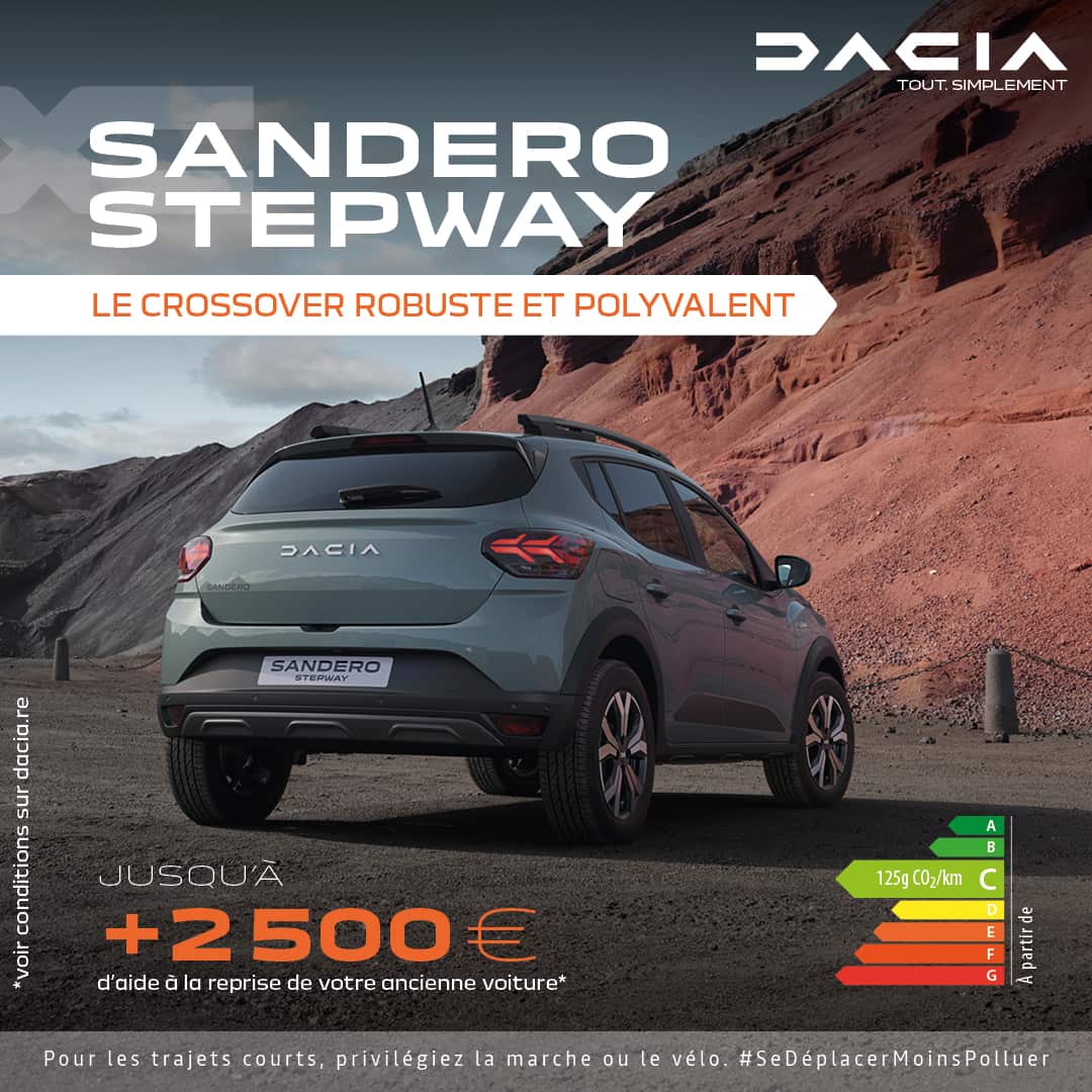 Dacia Sandero Stepway offre de mars