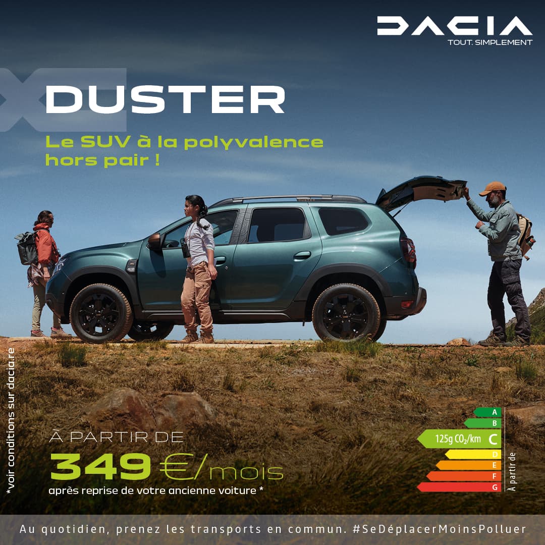 Dacia Duster - offre avril
