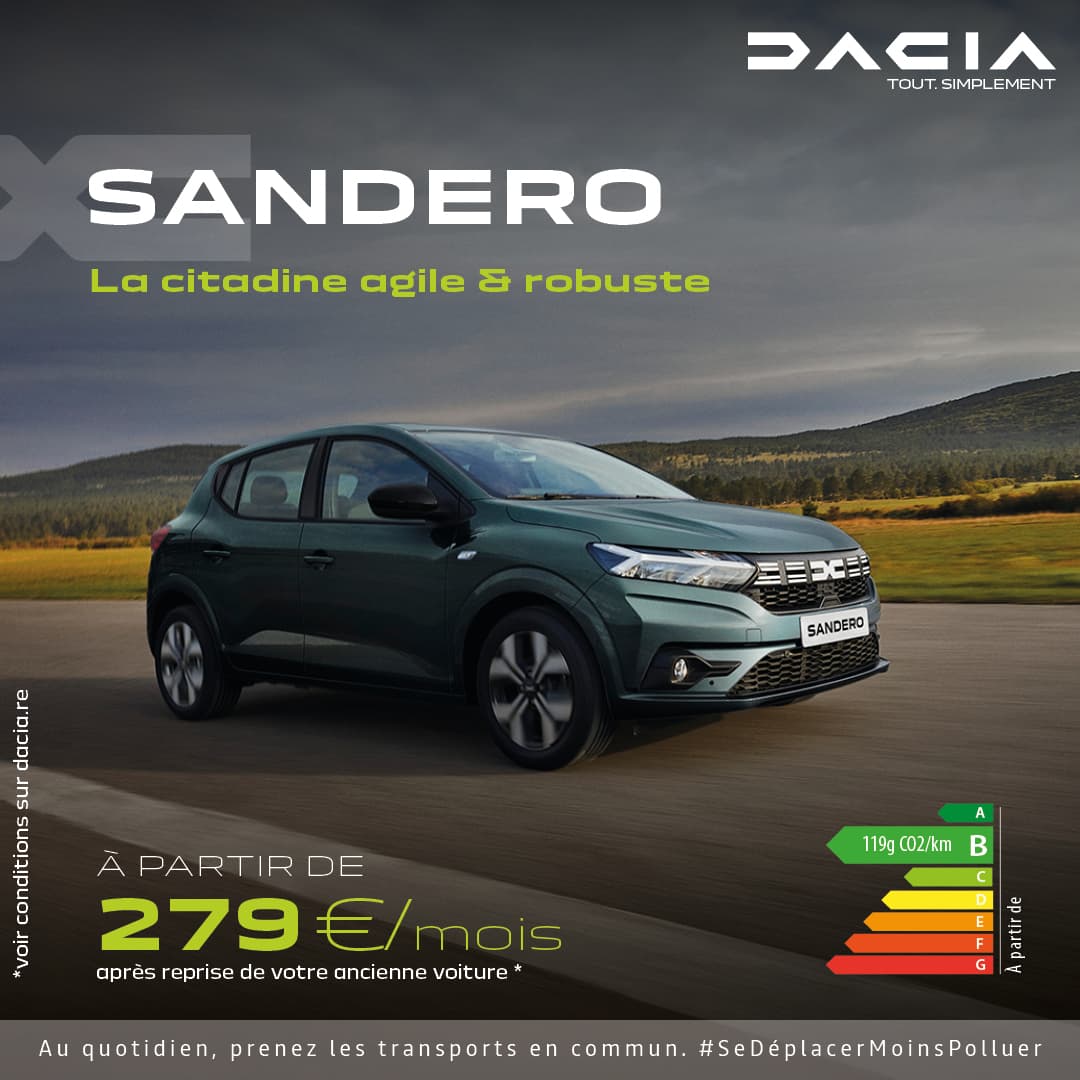 Dacia Sandero -offre avril