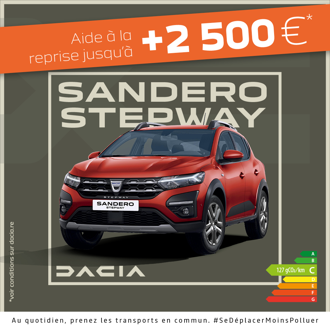 Dacia Sandero Stepway - Offres Fevrier