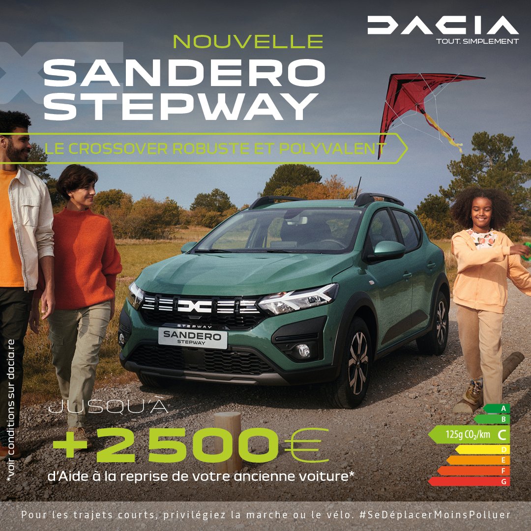 Dacia Sandero Stepway -Octobre